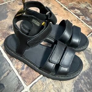 Dr. Martens Black Kids Sandals